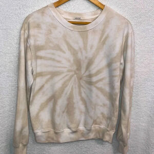 Abercrombie & Fitch Soft A&F Tie Dye Pullover Crewneck Sweatshirt XS Beach